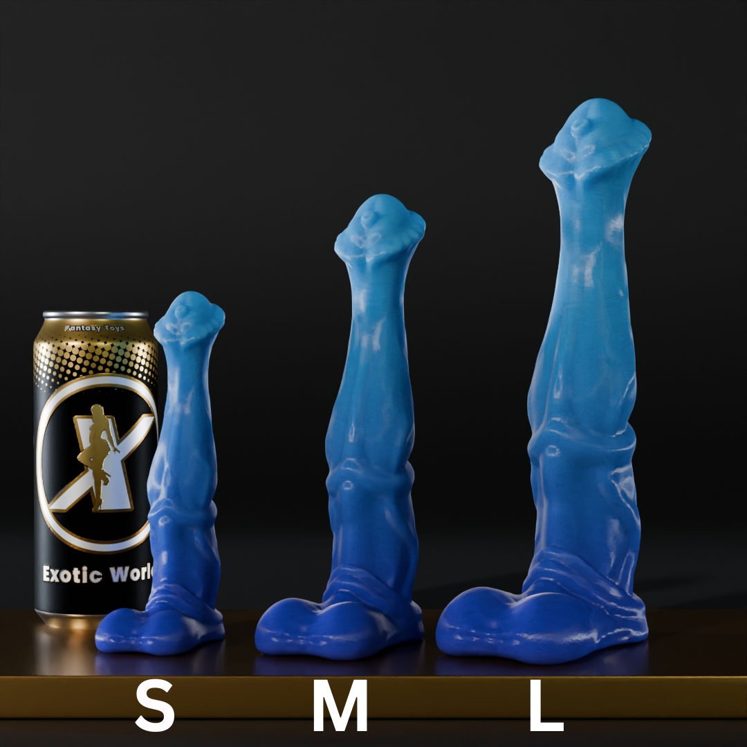 Horse roleplay dildo with enlarged flared head for fantasy pleasure